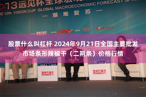 股票什么叫杠杆 2024年9月21日全国主要批发市场条形辣椒干（二荆条）价格行情