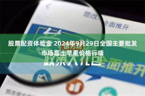 股票配资体验金 2024年9月29日全国主要批发市场富士苹果价格行情