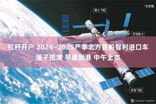 杠杆开户 2024—2025产季北方首船智利进口车厘子抵津 早晨到港 中午上市